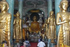 Temple of Shin Itzagona. ( Considered as #5 Awe-Inspiring site on Shwedagon.)